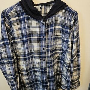 Blue Plaid Men's Shirt